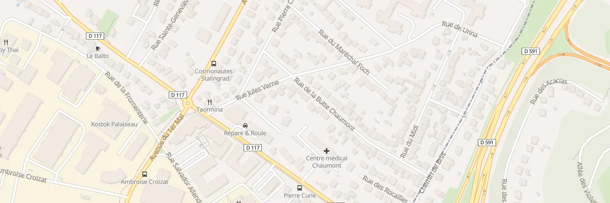 Plan du 10 Rue de la Butte Chaumont à Palaiseau