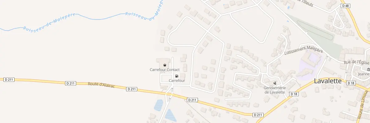Plan du 46 Rue des Cystes à Lavalette