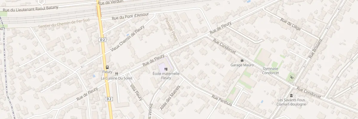 Plan du 108 Rue Perthuis à Clamart