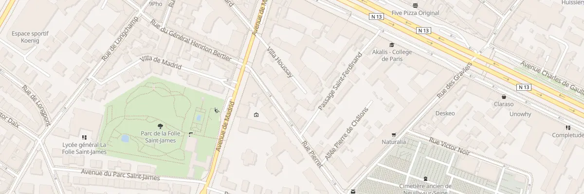 Plan du 32 Rue Pierret à Neuilly-sur-Seine
