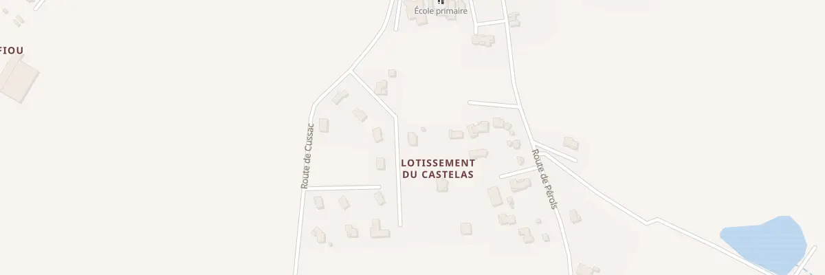 Plan du 10 Che du Castelas à Saint-Grégoire