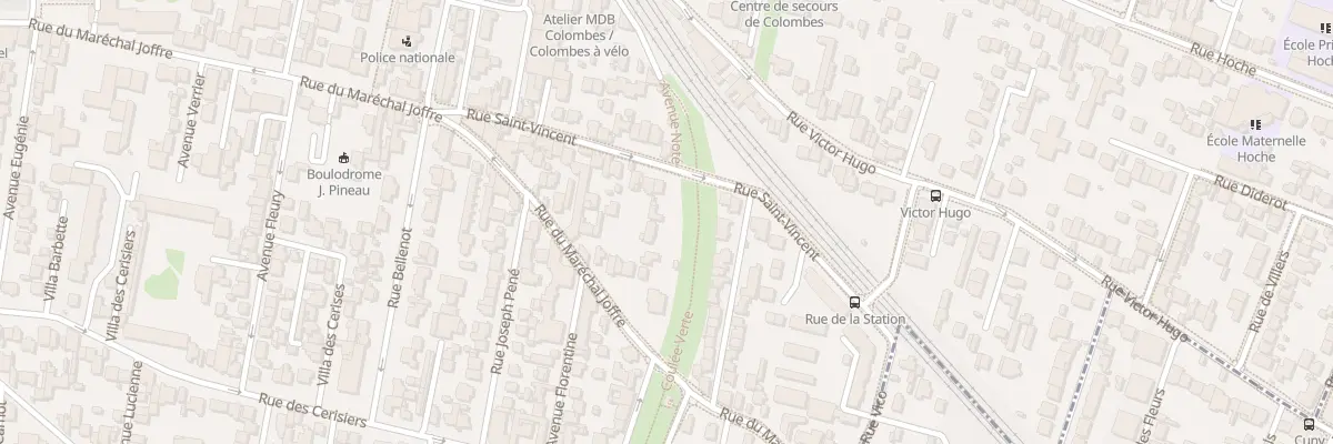 Plan du 32T Rue Saint-Vincent à Colombes