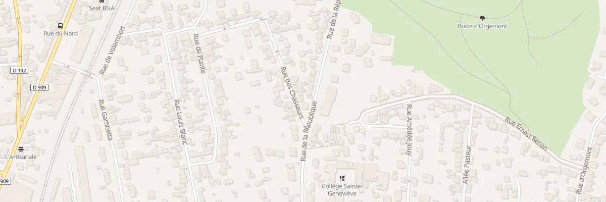 Plan du 2 Rue des Chasseurs à Argenteuil