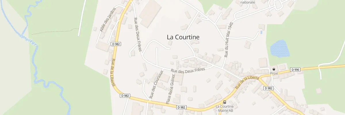 Plan du 20 Rue des Deux Freres à La Courtine