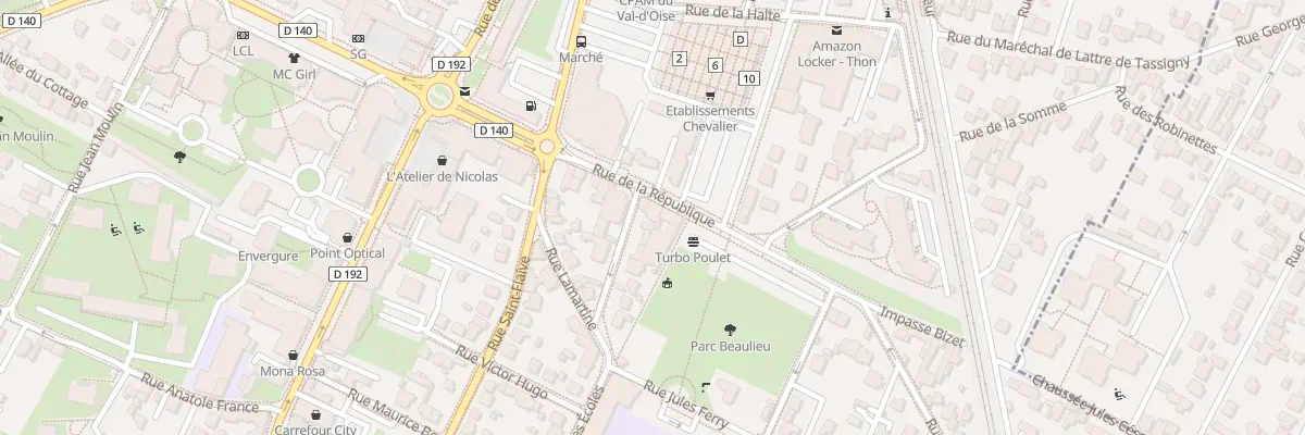 Plan du 20 Rue de la République à Ermont