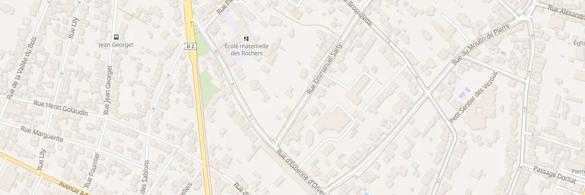 Plan du 9 Rue Emmanuel Sarty à Clamart