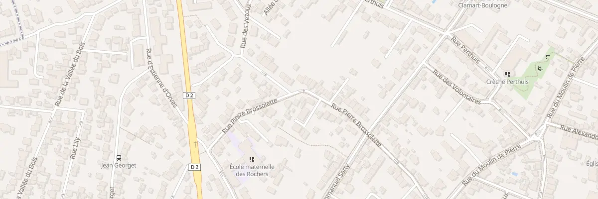 Plan du 101B Rue Pierre Brossolette à Clamart