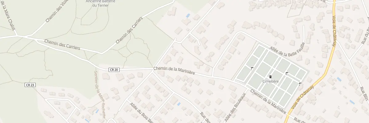 Plan du 18 Che de la Marinière à Verrières-le-Buisson