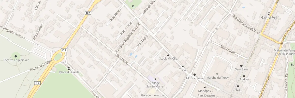 Plan du 63 Rue P Vaillant Couturier à Clamart
