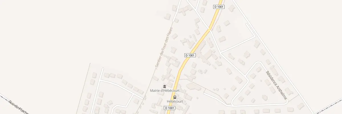 Plan du 14 Rue de Paris à Hébécourt