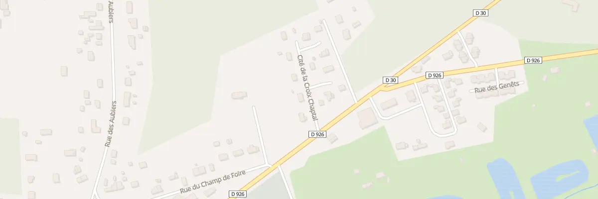 Plan du 3 Cite de la Croix Chaptal à Neuvy-sur-Barangeon
