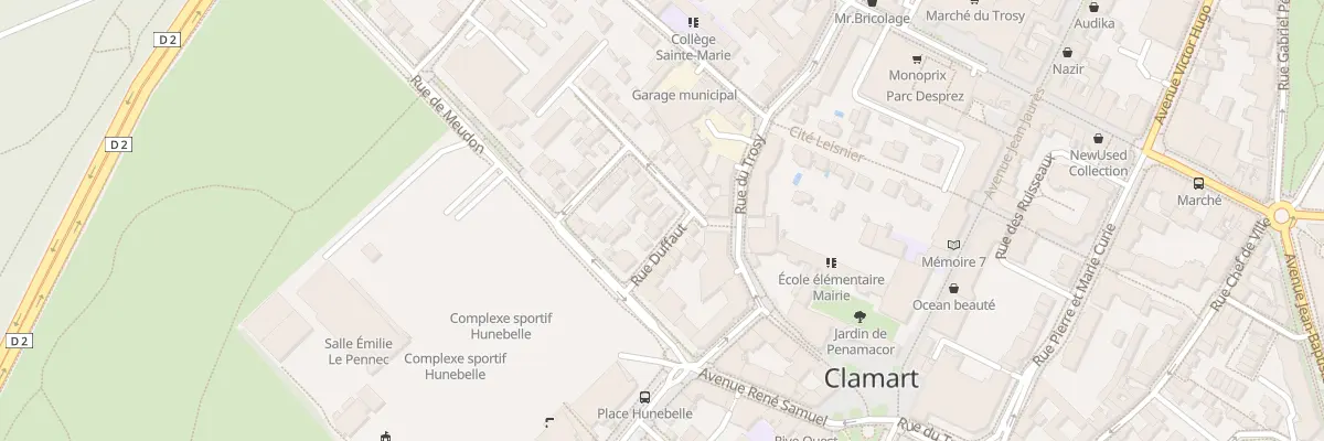 Plan du 5 Rue Duffaut à Clamart