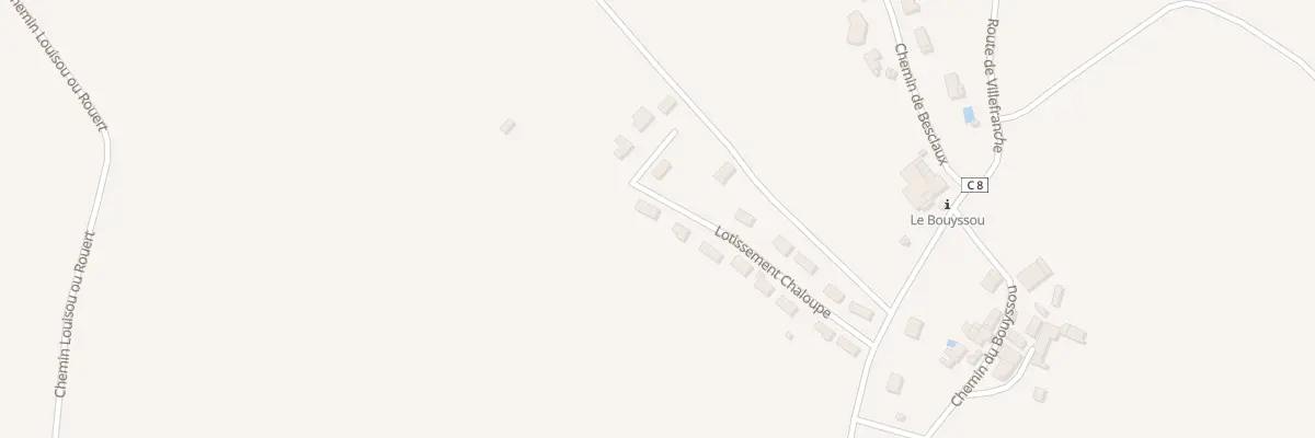 Plan du 5001 Le Bouyssou à Fauch
