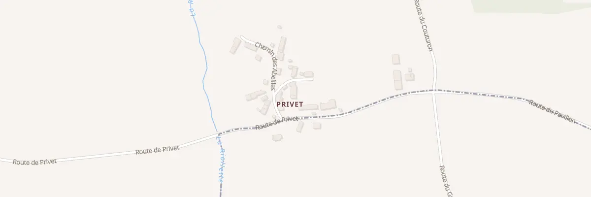 Plan du 1107 Rte de Privet à Saint-Jeanvrin