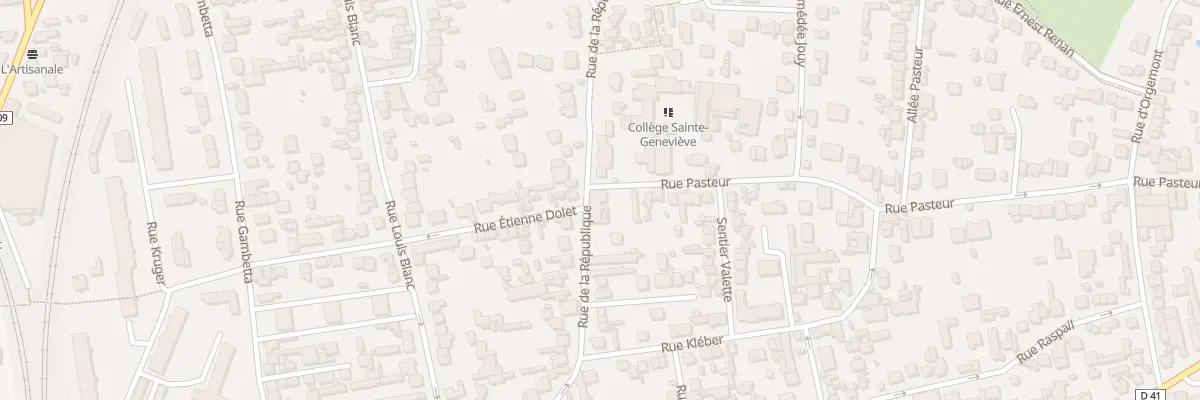 Plan du 70 Rue de la Republique à Argenteuil