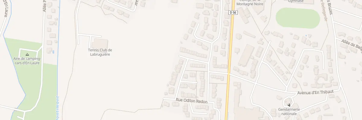Plan du 2 Rue Paul Gauguin à Labruguière
