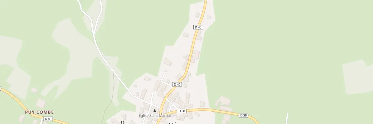 Plan du 15 Rue du Sabotier à Néoux
