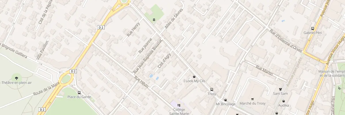 Plan du 65 Rue P Vaillant Couturier à Clamart
