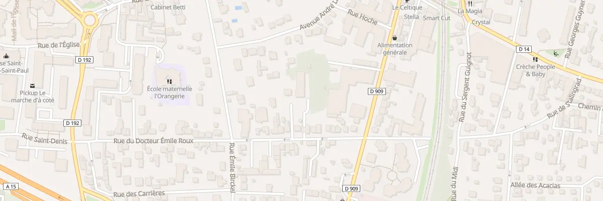 Plan du 14 Rue Doct Emile Roux à Sannois
