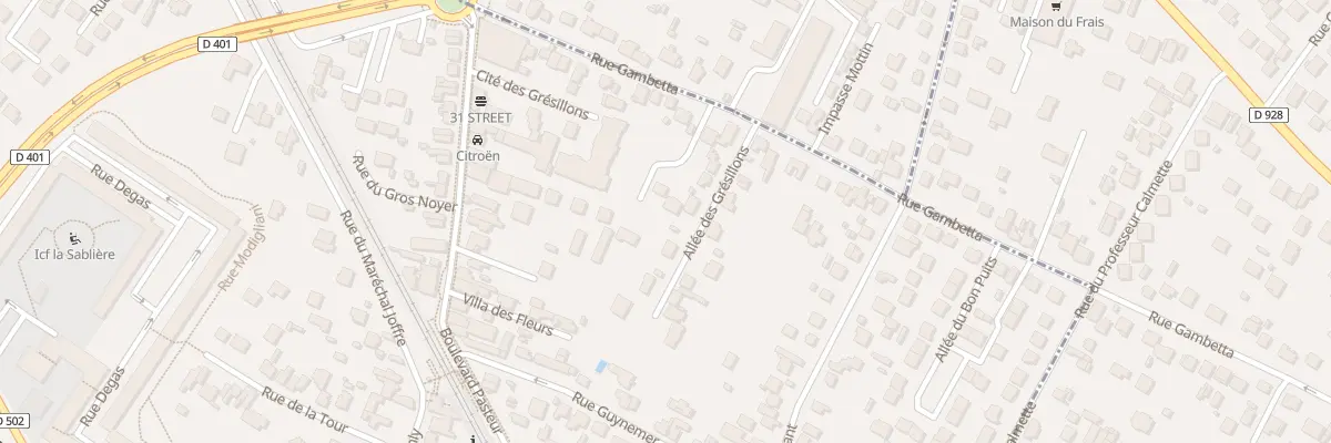 Plan du 44 Rue Gambetta à Ermont