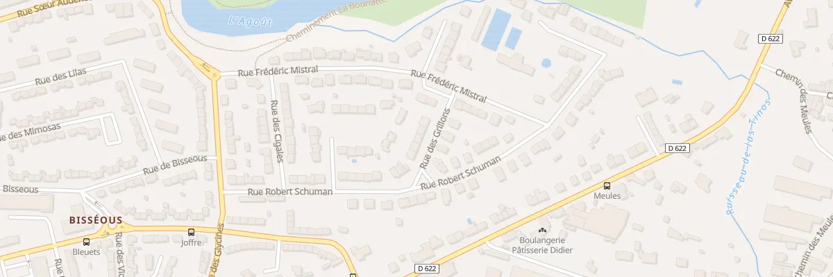 Plan du 7 Rue des Grillons à Castres