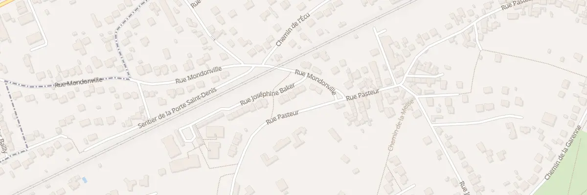 Plan du 5 Rue Josephine Baker à La Norville