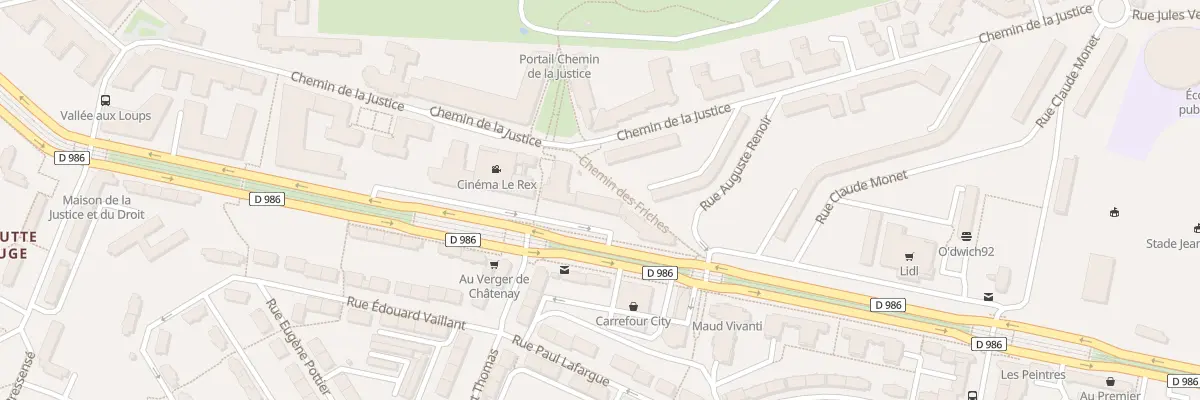 Plan du 354 Av de la Division Leclerc à Châtenay-Malabry