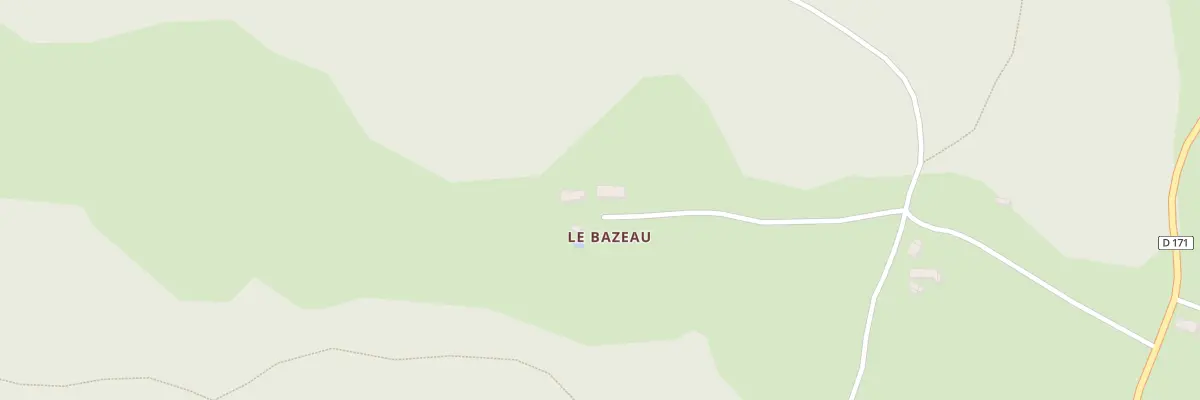 Plan du 5881 Le Bazau à Neuvic