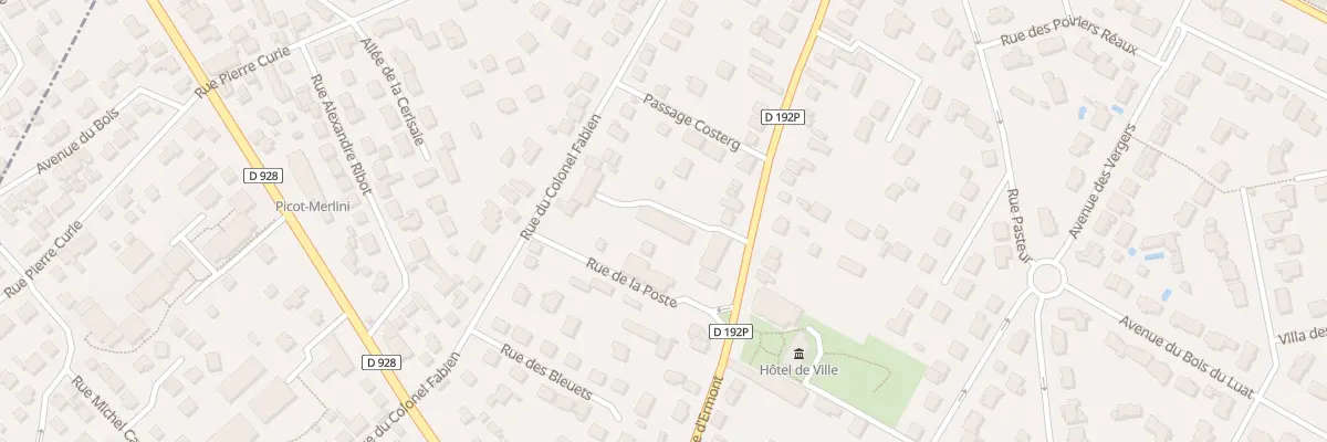 Plan du 33 Rue du Colonel Fabien à Saint-Prix