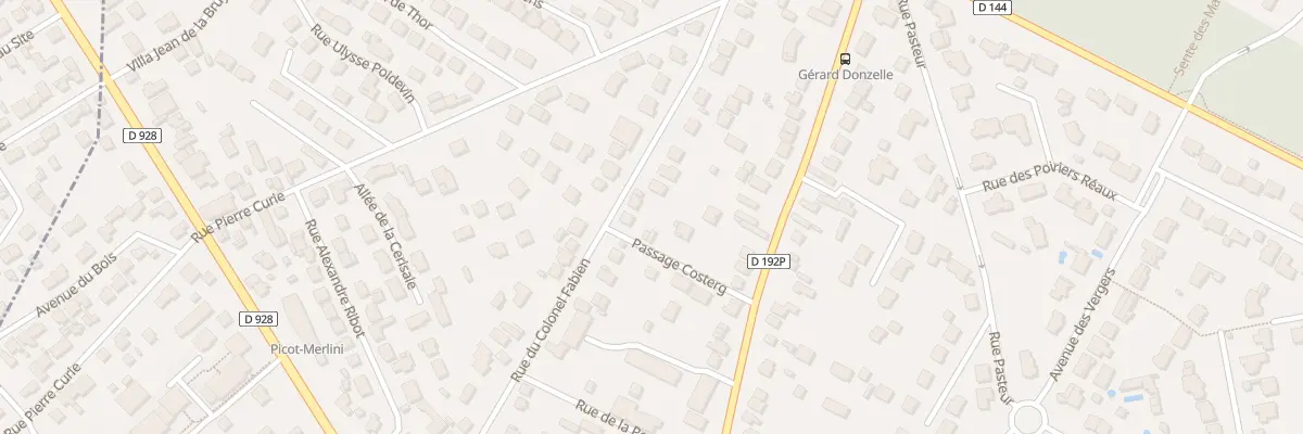 Plan du 21 Rue du Colonel Fabien à Saint-Prix