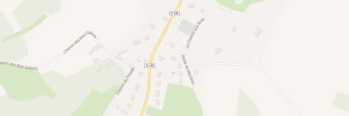 Plan du 4 Rte de Mézières à Puiselet-le-Marais