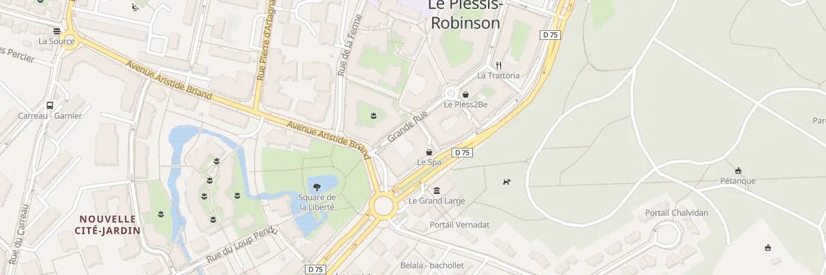 Plan du 15 Grande Rue au Plessis-Robinson