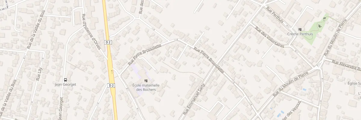 Plan du 95 Rue Pierre Brossolette à Clamart