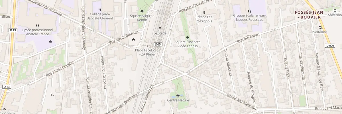 Plan du 5 Bd Marceau à Colombes