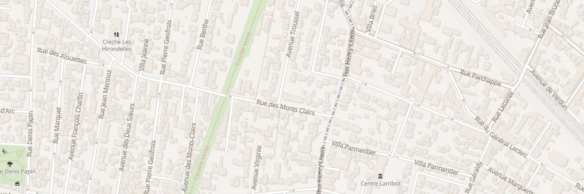 Plan du 129 Rue des Monts Clairs à Colombes