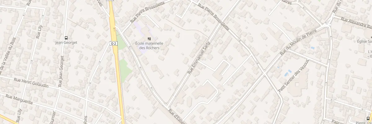 Plan du 19 Rue Emmanuel Sarty à Clamart