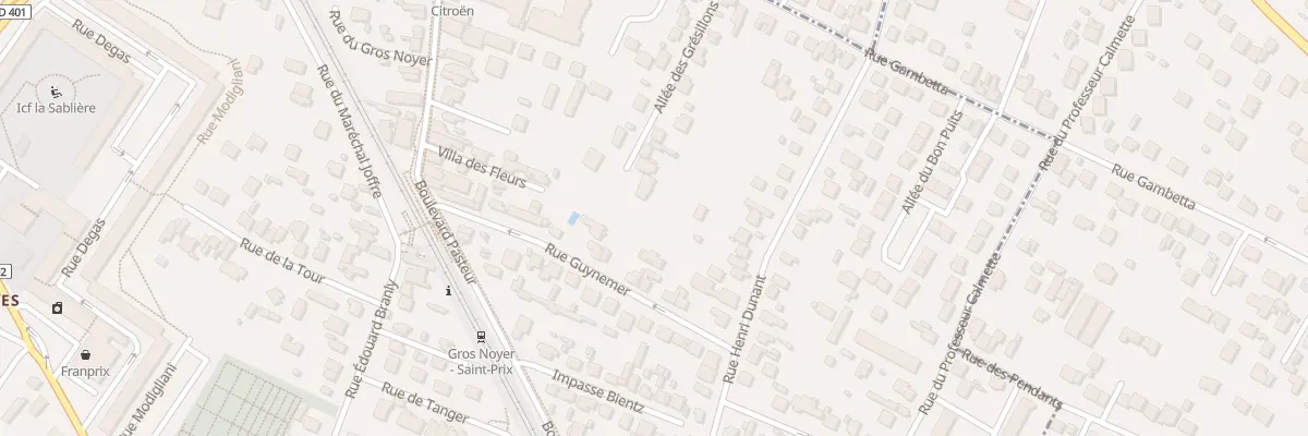 Plan du 271 Rue Henri Dunant à Ermont