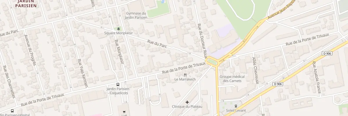 Plan du 24T Rue Porte de Trivaux à Clamart