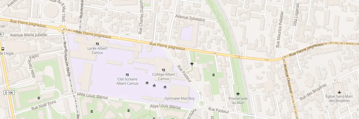 Plan du 56 Rue Pasteur à Bois-Colombes