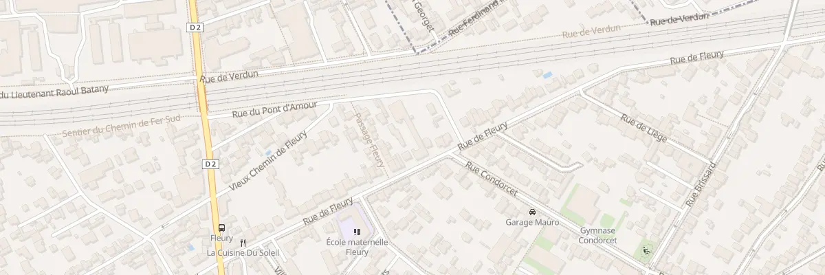 Plan du 44 Rue de Fleury à Clamart