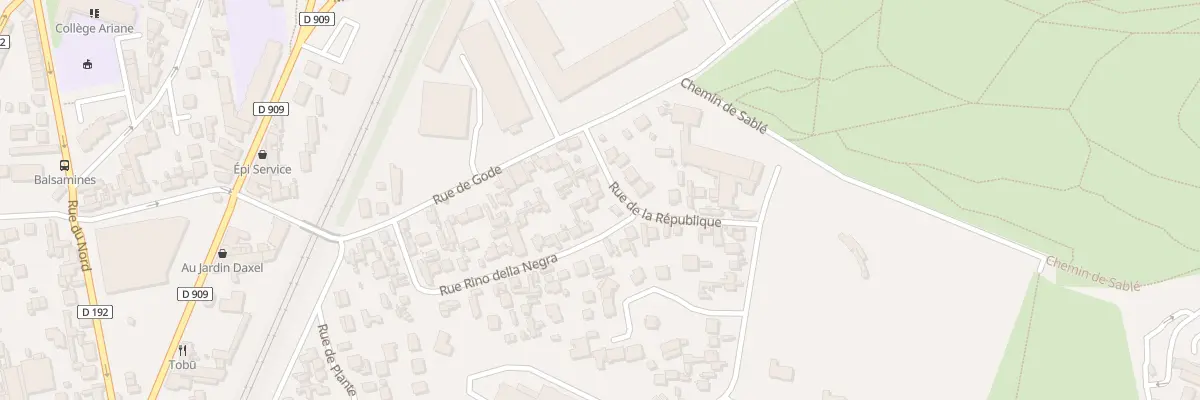 Plan du 187 Rue de la Republique à Argenteuil