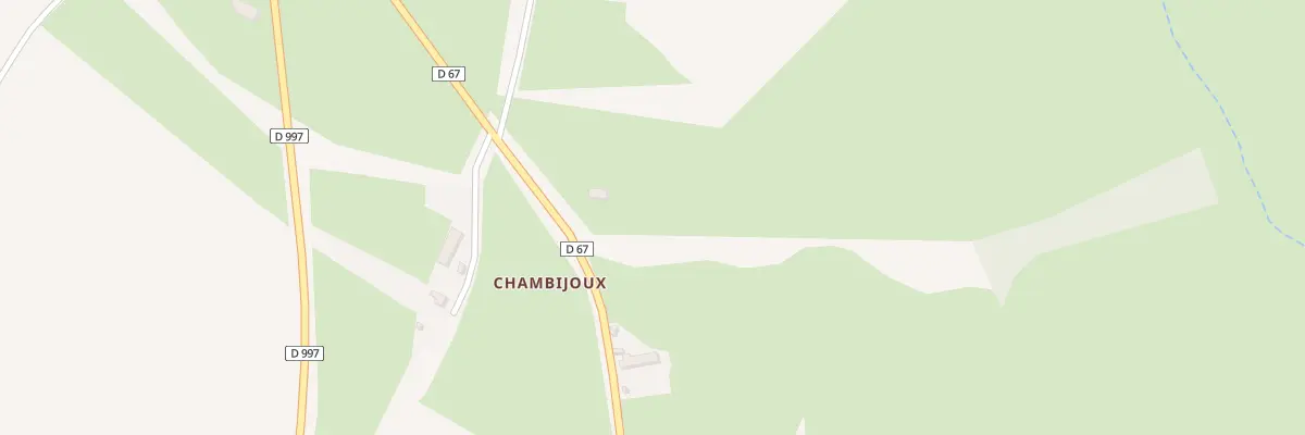 Plan du 3 Chambijoux à Saint-Pierre-le-Bost