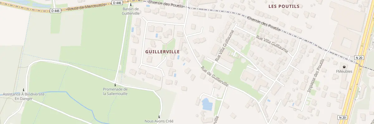 Plan du 21 Rue de Guillerville à Linas