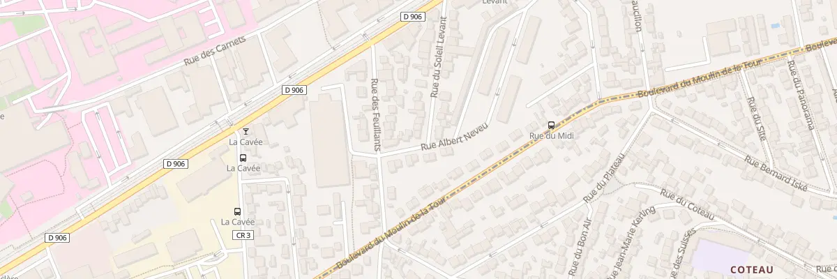 Plan du 14 Rue Albert Neveu à Clamart