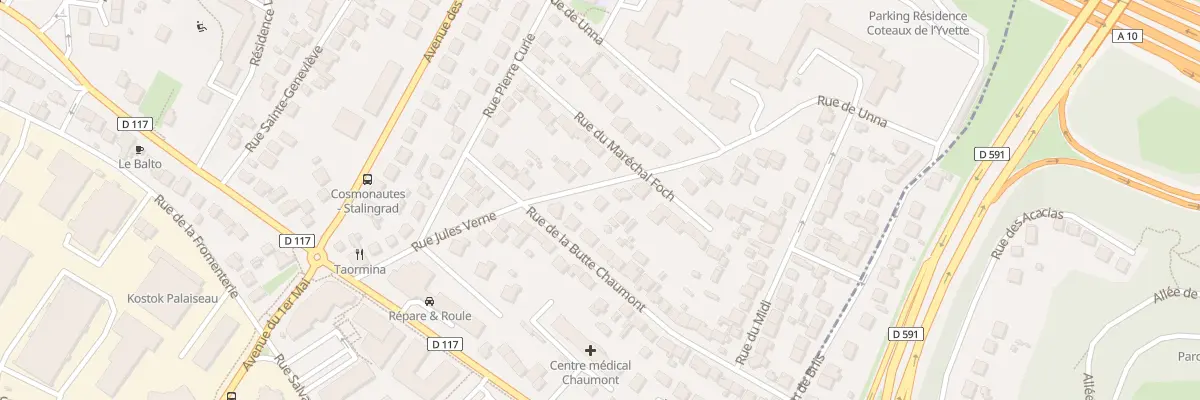 Plan du 20 Rue Jules Verne à Palaiseau