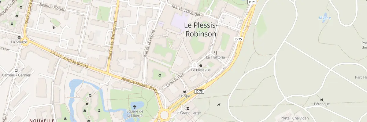 Plan du 18 Grande Rue au Plessis-Robinson