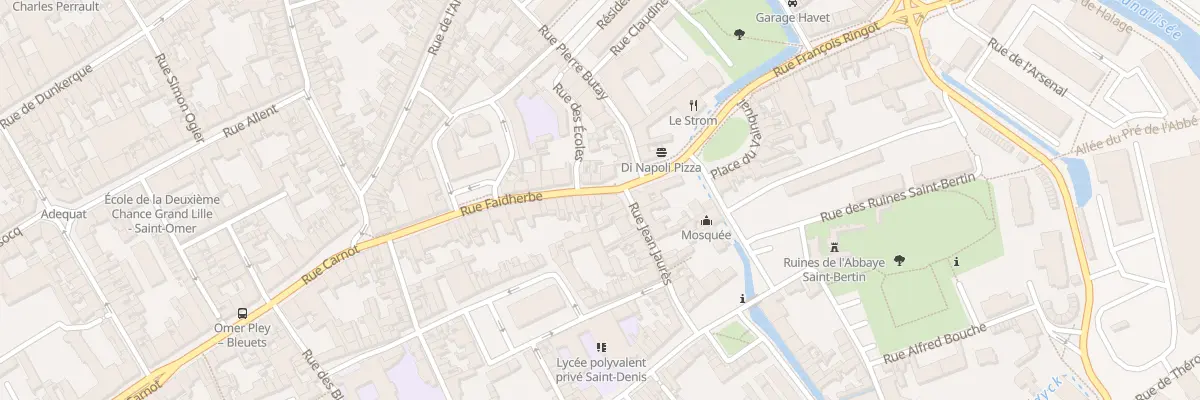 Plan du 39 Rue Faidherbe à Saint-Omer