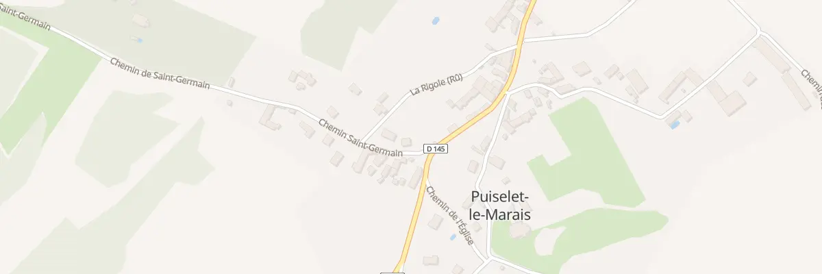 Plan du 2 Che Saint-germain à Puiselet-le-Marais