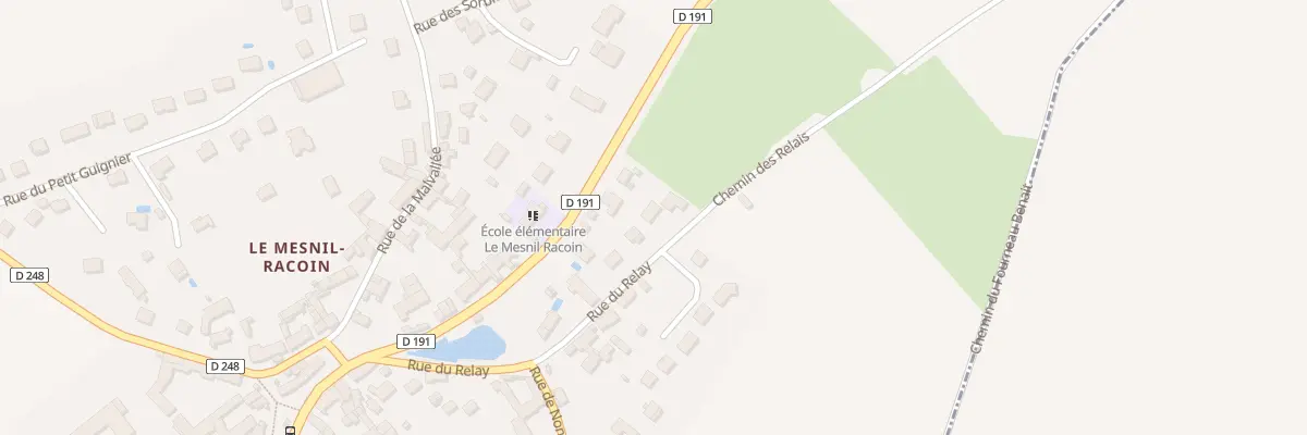 Plan du 5023B Le Mesnil Racoin à Villeneuve-sur-Auvers