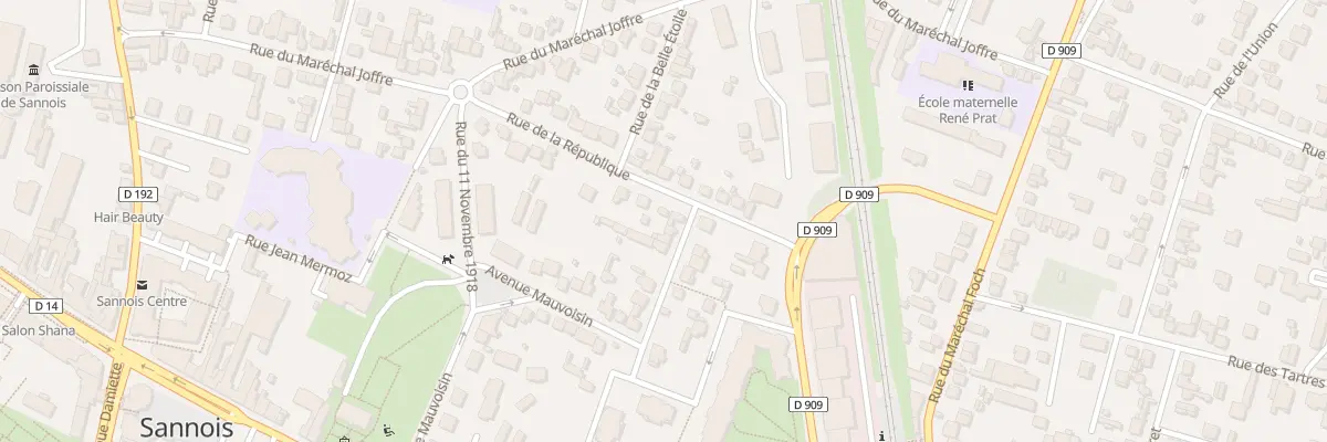 Plan du 39 Rue de la Republique à Sannois